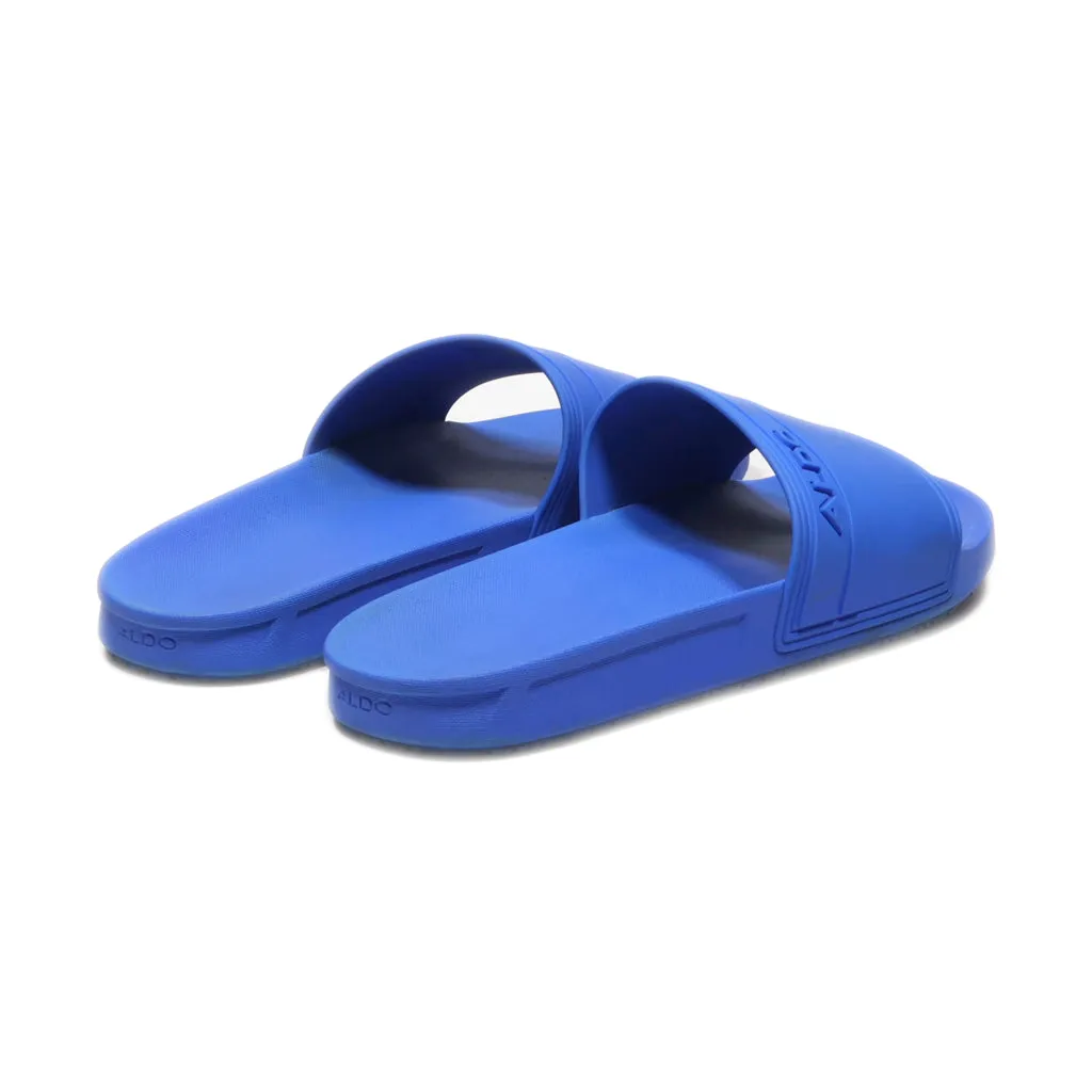 Aldo Slippers Rubber Blue Colour For Men