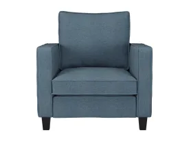 Blue Mid-Century Modern Arm Chair