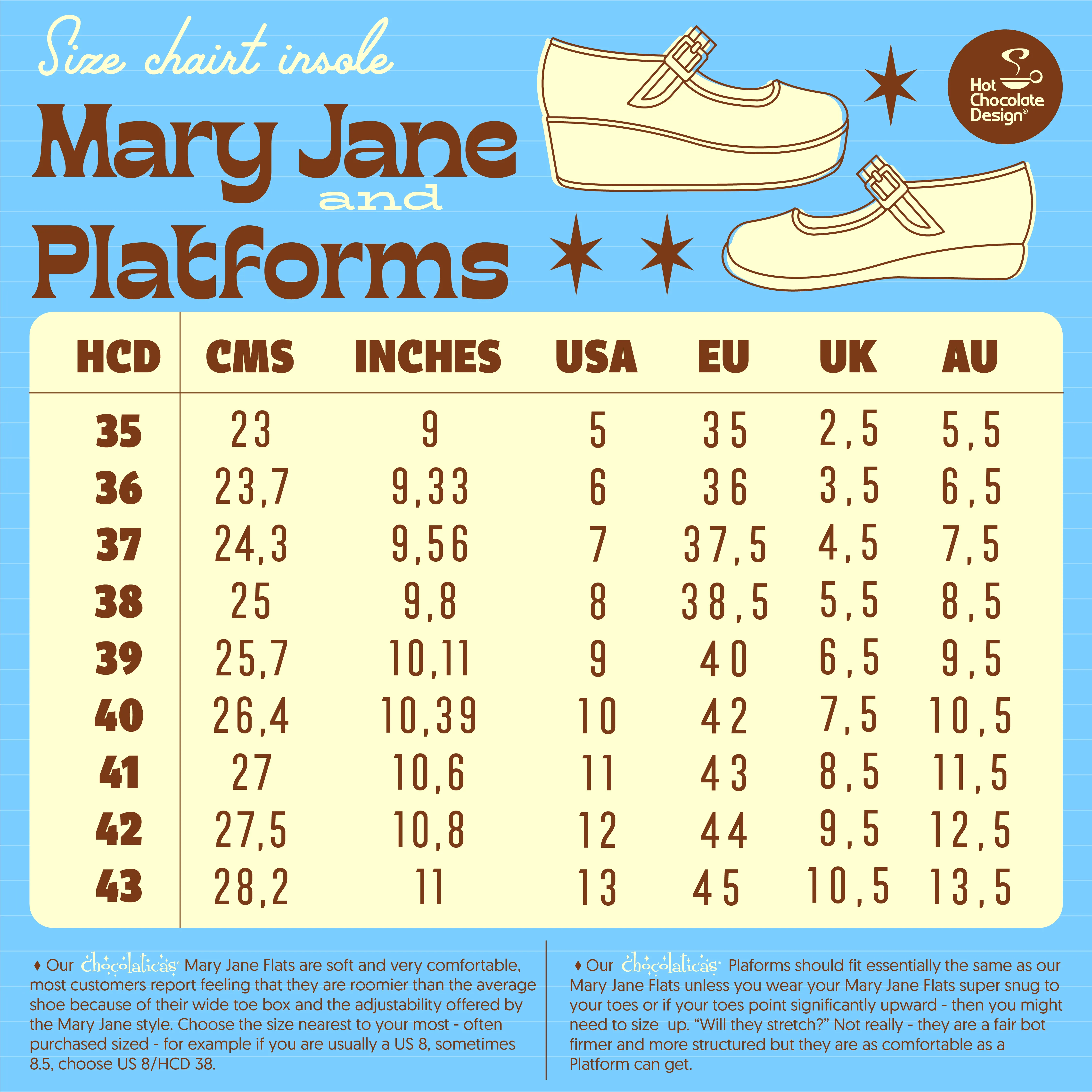 Chocolaticas® Carmilla Women's Mary Jane Flat
