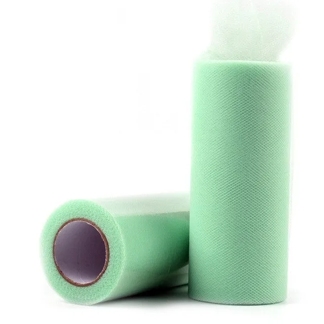 FENGRISE 15cm 25 Yards DIY Tulle Roll Spool Tutu Apparel Sewing Fabric Party Gift Crafts Wrap Wedding Decoration Accessory Cloth