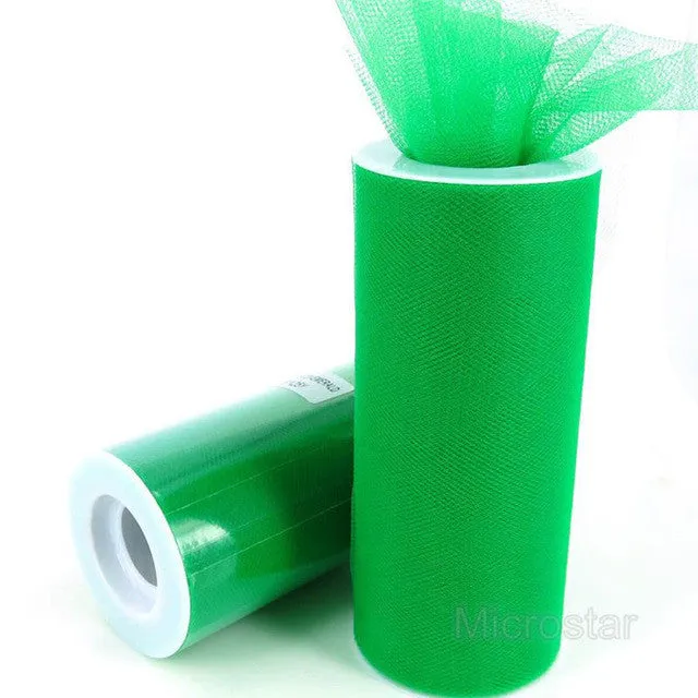 FENGRISE 15cm 25 Yards DIY Tulle Roll Spool Tutu Apparel Sewing Fabric Party Gift Crafts Wrap Wedding Decoration Accessory Cloth