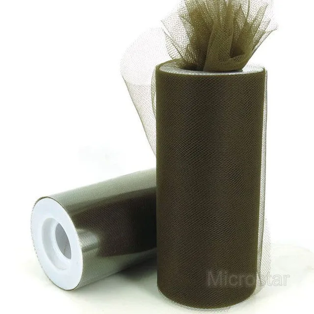 FENGRISE 15cm 25 Yards DIY Tulle Roll Spool Tutu Apparel Sewing Fabric Party Gift Crafts Wrap Wedding Decoration Accessory Cloth
