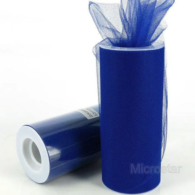 FENGRISE 15cm 25 Yards DIY Tulle Roll Spool Tutu Apparel Sewing Fabric Party Gift Crafts Wrap Wedding Decoration Accessory Cloth