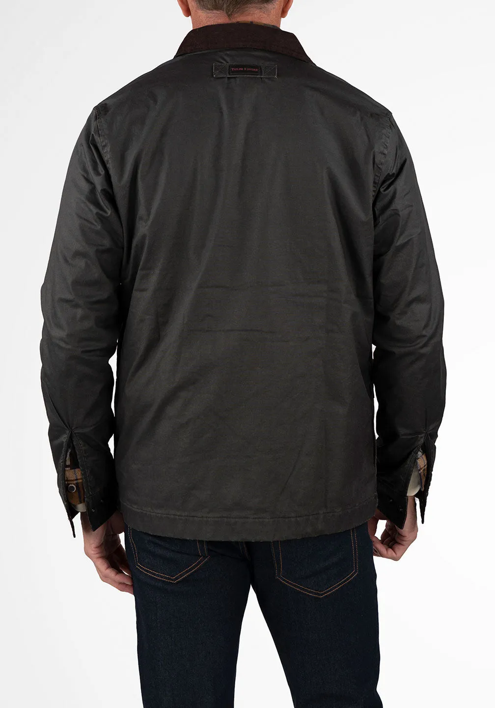 Heritage Waxed Canvas Zipped Jacket