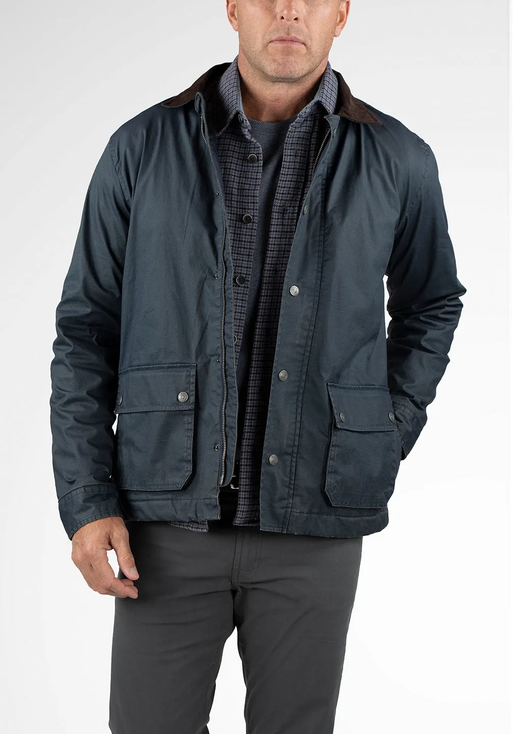 Heritage Waxed Canvas Zipped Jacket