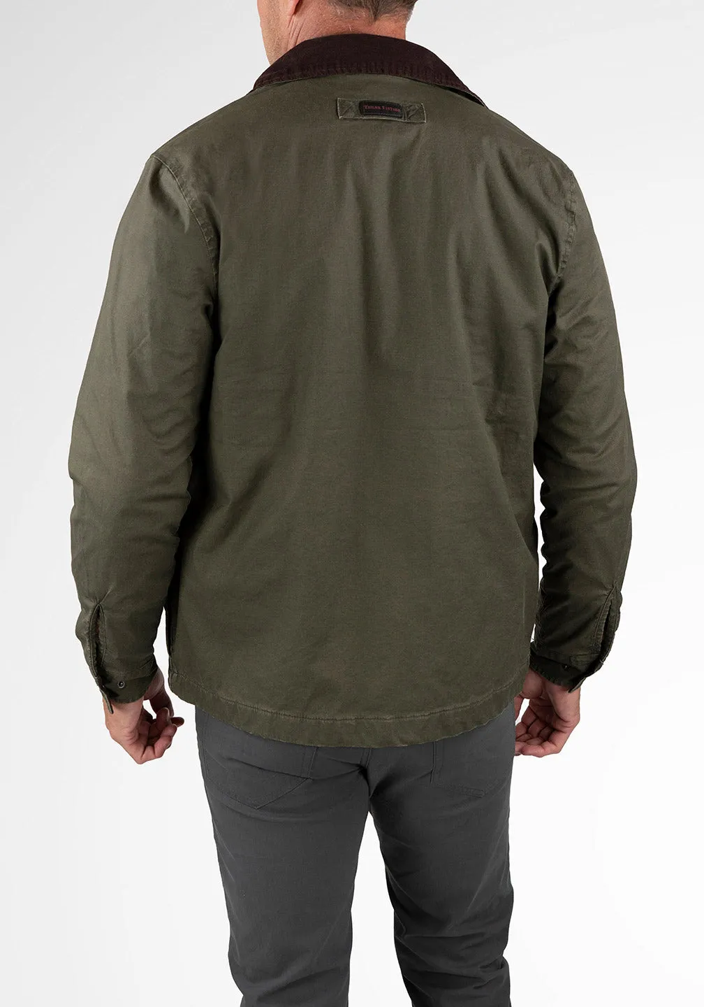 Heritage Waxed Canvas Zipped Jacket