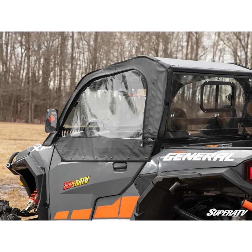 SuperATV Polaris General 1000 Primal Soft Cab Enclosure Upper Doors