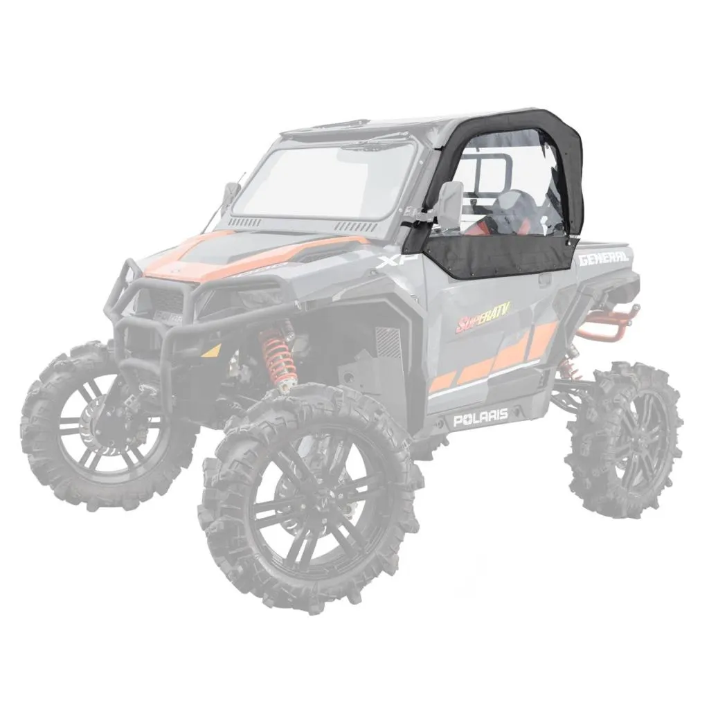 SuperATV Polaris General 1000 Primal Soft Cab Enclosure Upper Doors