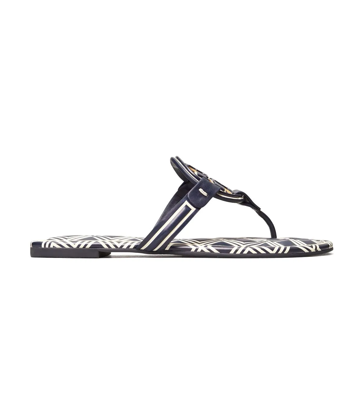 Tory Burch Metal Miller Leather Sandal